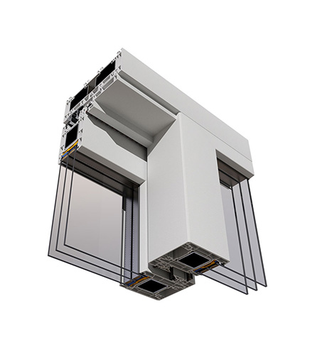 Korus Win Slide — finestra scorrevole in PVC