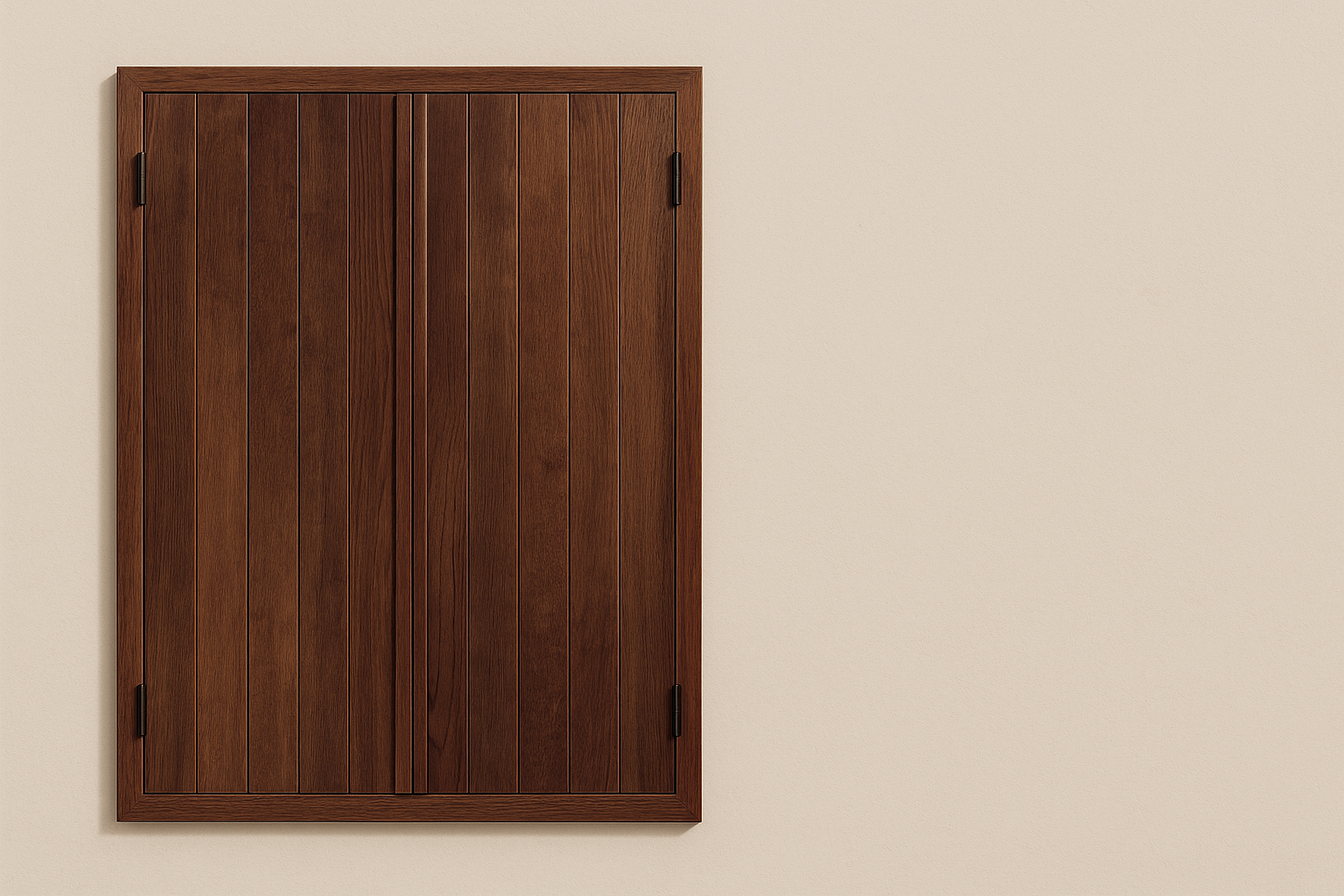 Scuroni in legno — panoramica